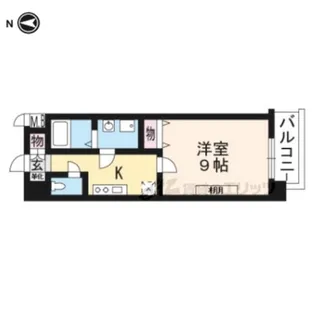 メゾン・アロー【3-C号室】の間取り