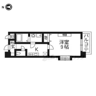 メゾン・アロー【4-B号室】の間取り