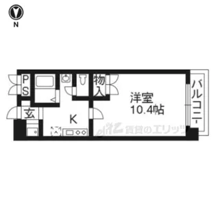 プロスペクト河原町五条【803号室】の間取り