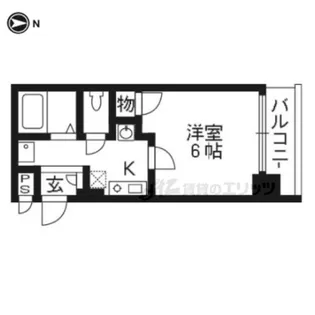 KDXレジデンス西大路【5階】の間取り