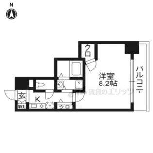 KDXレジデンス西大路【2階】の間取り