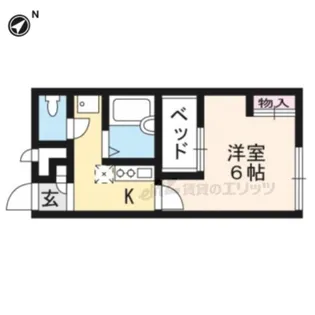 レオパレスHolly【2階】の間取り