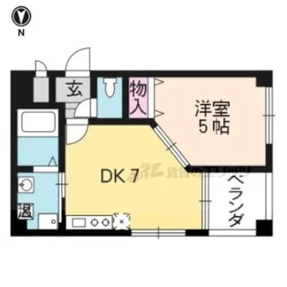 シルクシティ花【316号室】の間取り
