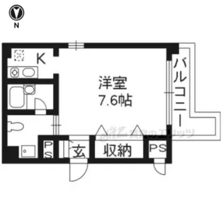 G?stage京都油小路【304号室】の間取り