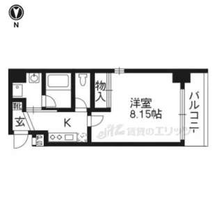 グランドパレス大宮五条【304号室】の間取り