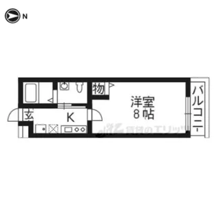 セレーノ御前蛸薬師【2階】の間取り