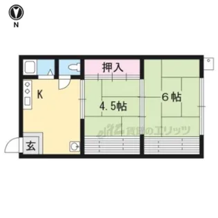 第1柊谷ハイツ【108号室】の間取り