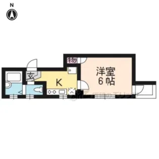アルカス千本通【3階】の間取り