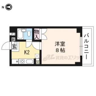 飛鳥井ハウス【203号室】の間取り