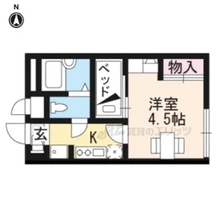 レオパレスシェルクール?【210号室】の間取り