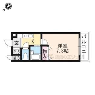 疋田マンションⅡ【3階】の間取り