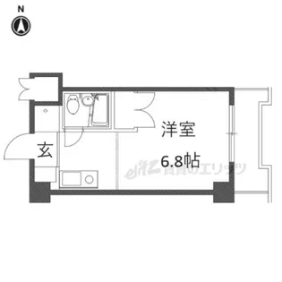 プルーリオン竹鼻【5階】の間取り