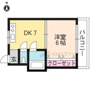 ループタウン34【302号室】の間取り