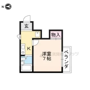 ヴィラ1番館【302号室】の間取り