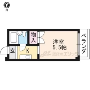 カサブランカ3【301号室】の間取り