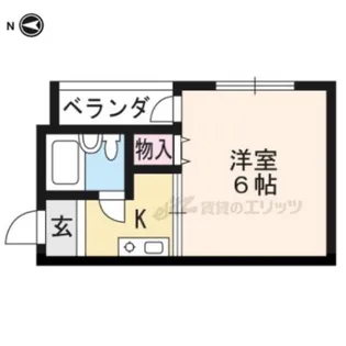 ハイツ円町【303号室】の間取り