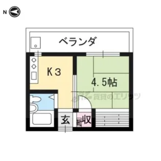 ハイツ泉【202号室】の間取り