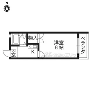 レオパレス久世【205号室】の間取り