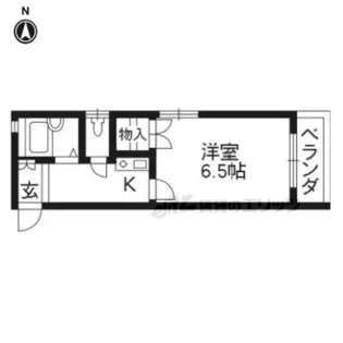 レオパレス久世【212号室】の間取り