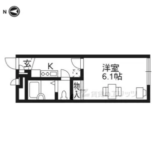 レオパレスプリムラ【2階】の間取り