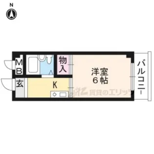 SAMSQUARE大津京【207号室】の間取り