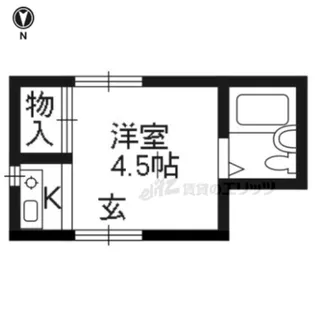 トワン【1号室】の間取り