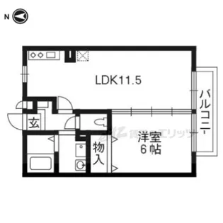 リバーサイド桂川【2階】の間取り
