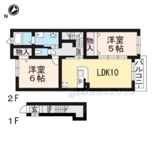 Casa・placido ?【2階】の間取り