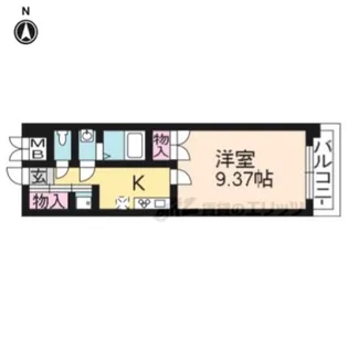 アビターレ油小路【1階】の間取り