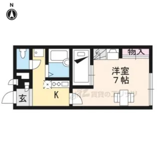 レオパレスE&W IMAMURA【1階】の間取り