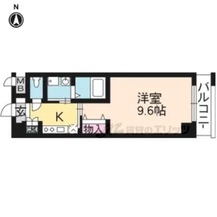 HIGOYA【308号室】の間取り