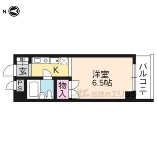 ロイヤルパレス百万遍【403号室】の間取り