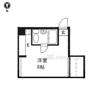 リエス東堀川【5階】の間取り
