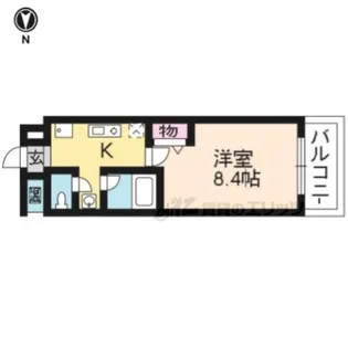 グロリアス八条【2階】の間取り