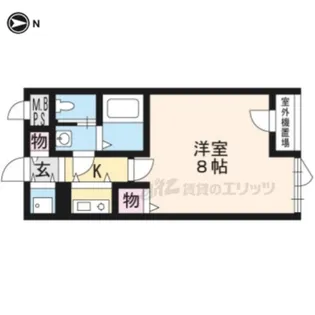 北山グランドビル【6階】の間取り