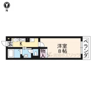 レジアス平野【203号室】の間取り