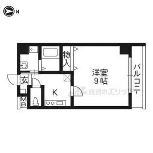 EXCEED桂【4階】の間取り
