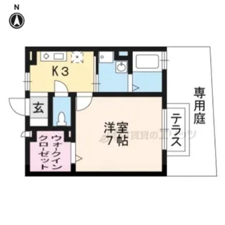 ハーモニア【103号室】の間取り