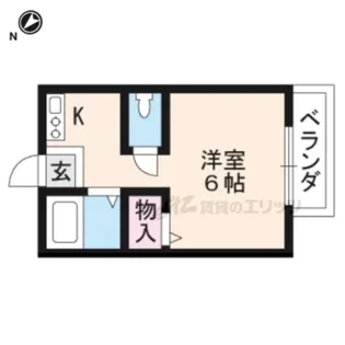 エスポワール【205号室】の間取り