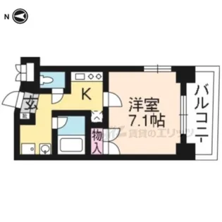 BelleVille千本今出川【403号室】の間取り