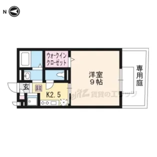 セジュールKaMiNs【1階】の間取り