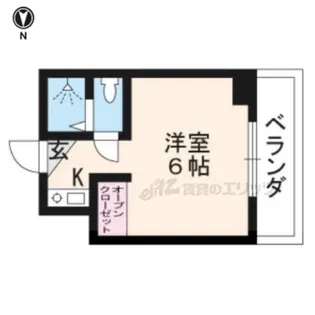 紫野ビル【2階】の間取り