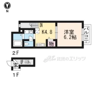ロハスK【2階】の間取り
