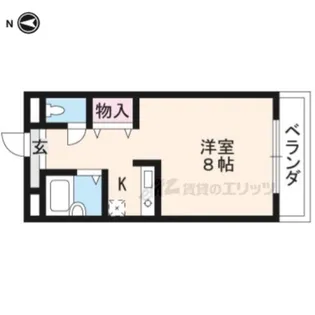 EASTWING【1階】の間取り
