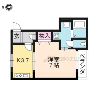 メゾンNAKAMURA【201号室】の間取り