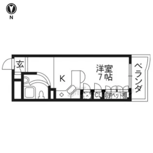 ラ・パルフェド・ルミナス【206号室】の間取り