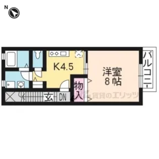 プランドール【203号室】の間取り