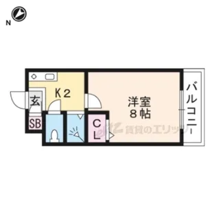 サンリッチMIYUKI【304号室】の間取り