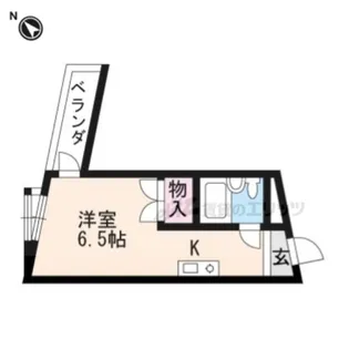 トータルエステートビル【401号室】の間取り