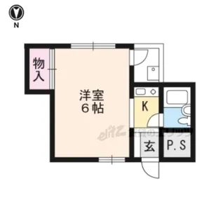 カーサヴェルデ東福寺【208号室】の間取り
